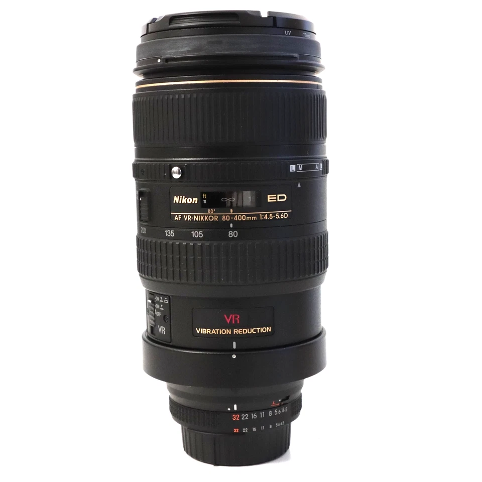 Nikon AF Nikkor 80-400mm f4.5-5.6 D VR ED Telephoto Zoom Lens, EXC, UK, Warranty - Image 2 of 4