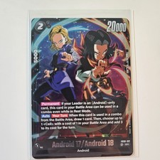 DBS FB10-102 SR Android 17 /Android 18 Dragon Ball Fusion World Cross Force NM
