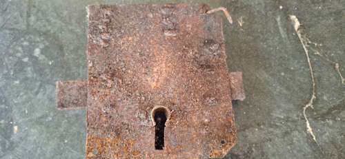 ☆☆XLarge Original, Antique, Vintage, Victorian Lock with out a  Key - Picture 1 of 5