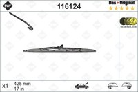 SWF Wischblatt 116124 FüR Daihatsu Honda Mazda Mitsubishi Passend FüR Nissan