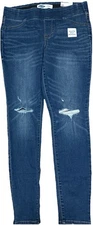 NWT WOMENS/LADIES OLD NAVY ROCKSTAR  JEGGINGS DENIM JEANS-SIZE 10-MEDIUM BLUE W