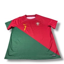Nike Dri-Fit Portugal 2022/23 Stadium Home 7 Cristiano Ronaldo CR7 Jersey 2XL