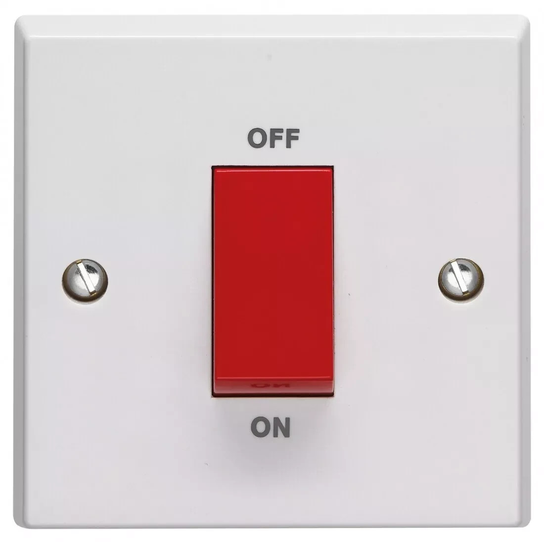 Volex 45A Cooker Switch White VX9713  Cooker Switch