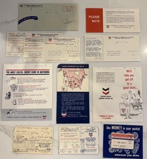 1963 Standard Oil Chevron Advertising Ephemera Lot