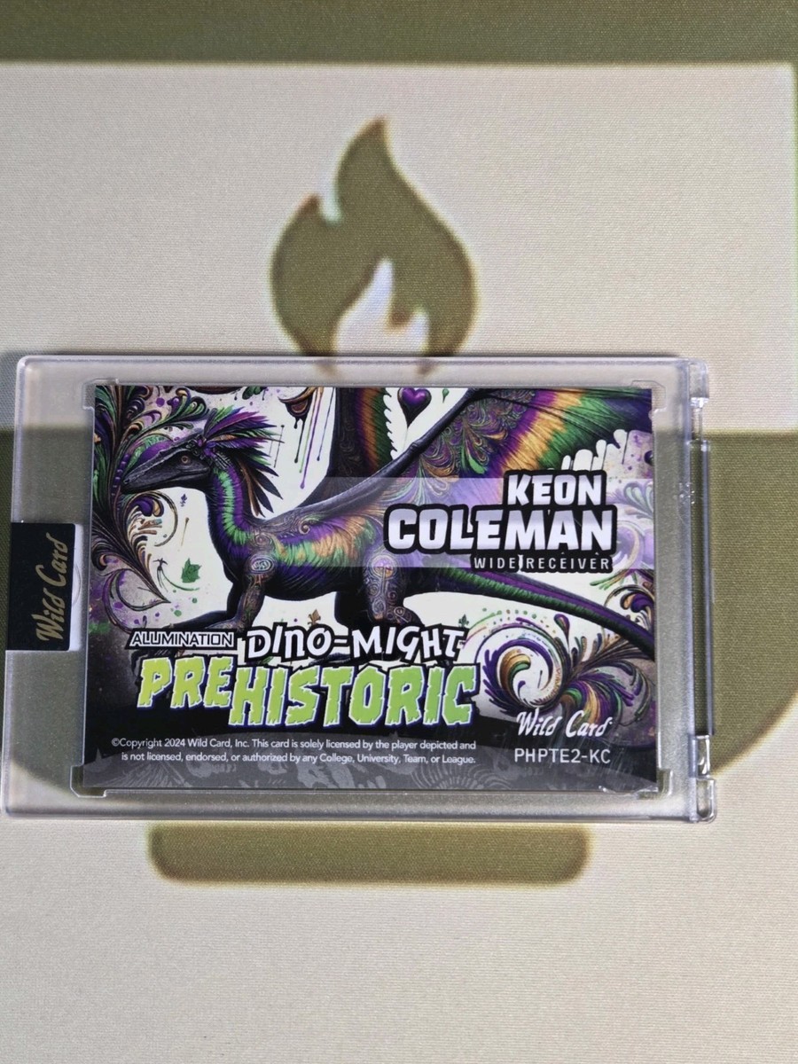 2024 Wild Card Dino-Might PREHISTORIC 🔥 Keon Coleman 8/18