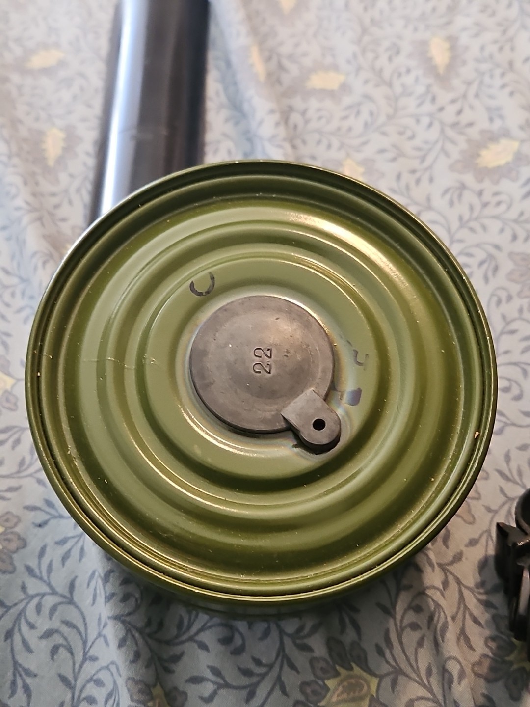 VINTAGE ISRAELI GAS MASK W/ FILTER UNISSUED