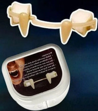 Retractable Vampire Teeth Halloween Vampire Fangs Dentures Vampire Teeth Horror