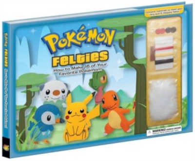 POKEMON FELTIES HOW TO MAKE 16 OF YOUR F by Pikachu Press Hardback Self Help