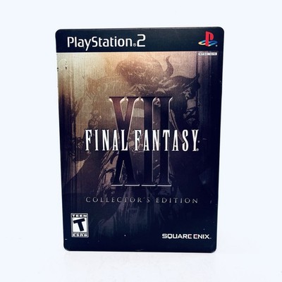 Final Fantasy 12 XII: Collector's Edition Steel Book (PS2 PlayStation 2, 2006)