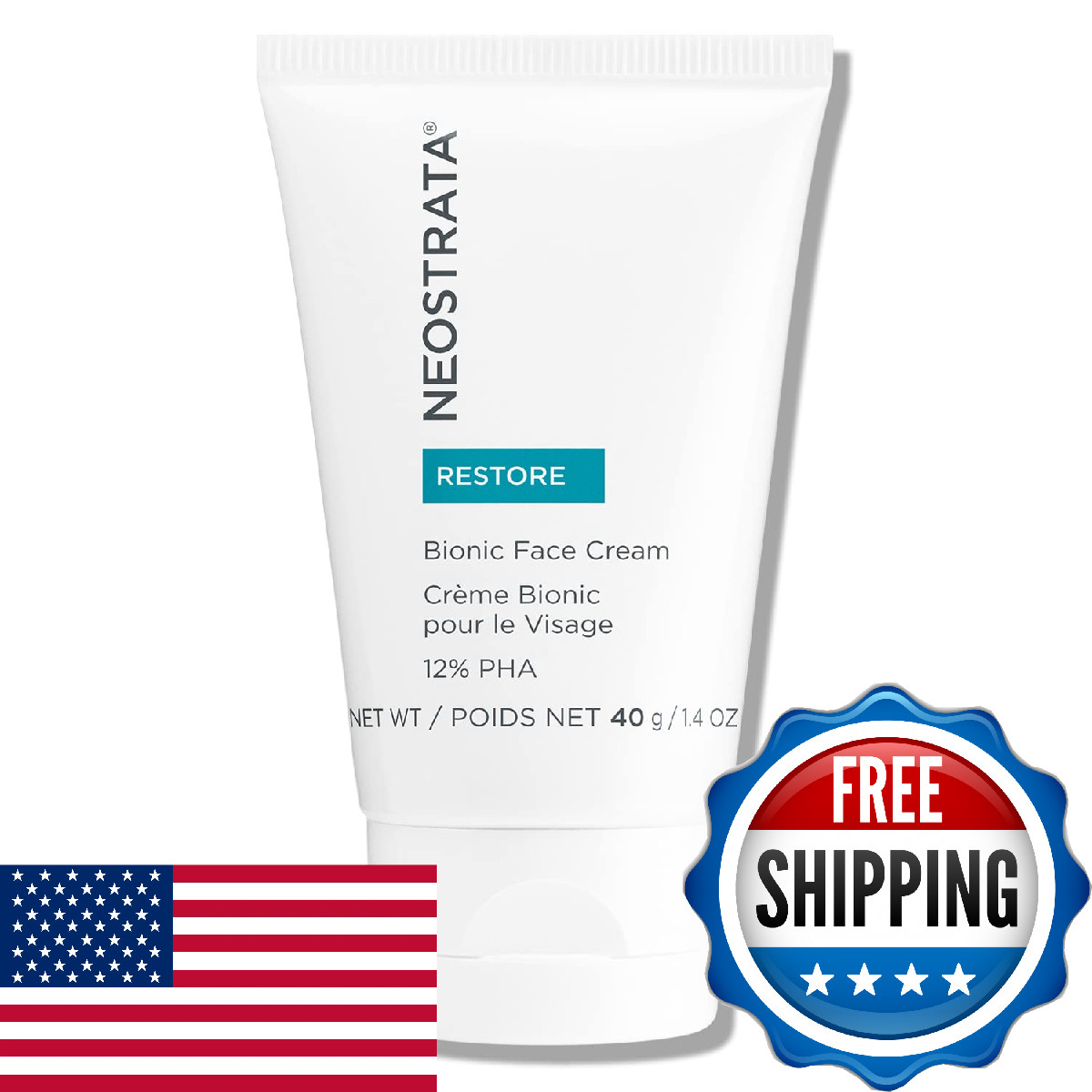 NEOSTRATA Bionic Face Cream - Soothing, Reparative, Fragrance-Free, 40g