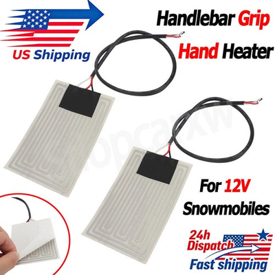 #ad High Output Hand Warmer Handlebar Heater For Polaris Ski Doo 12V Snowmobile ATV $35.99