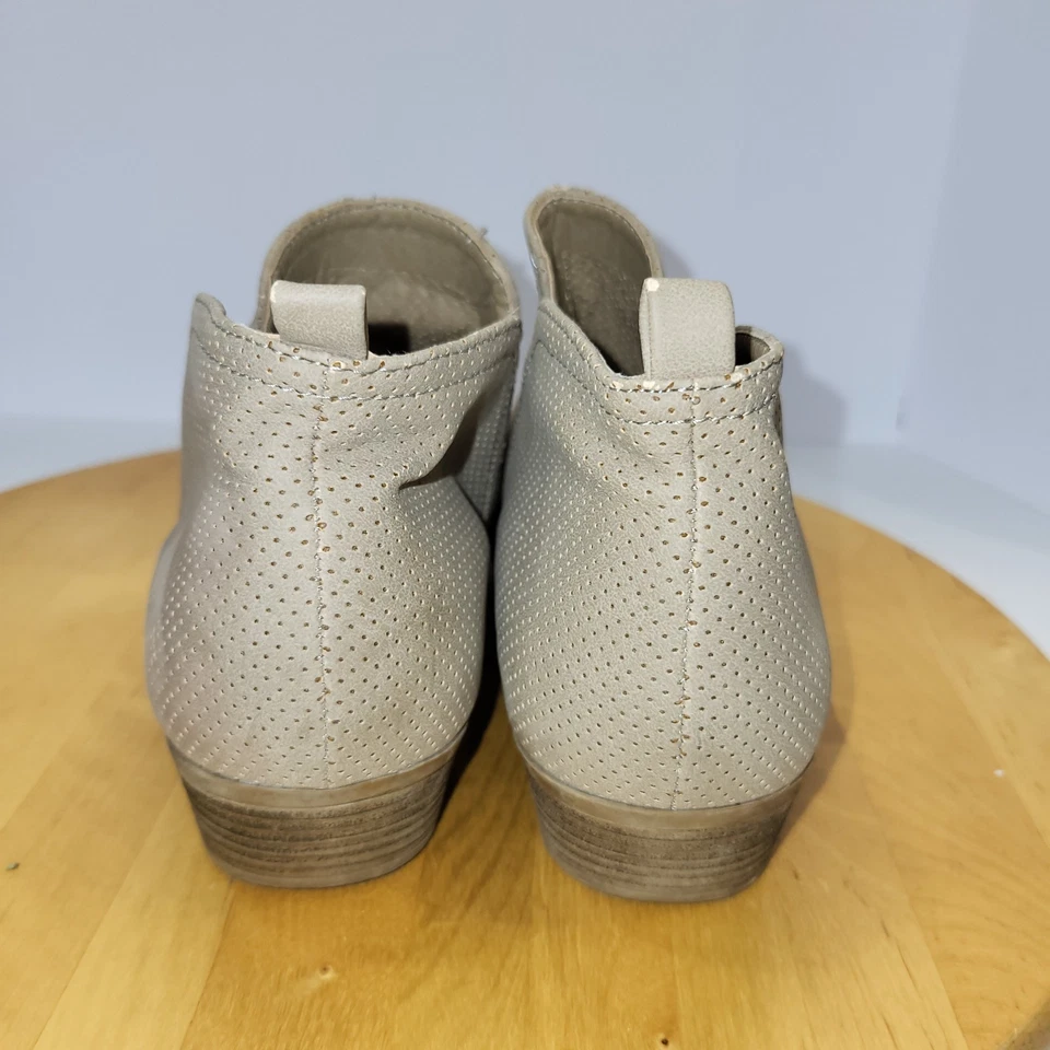 Zapatos de mujer Rampage botín talla 8M tostados hasta el tobillo 1,5" tacón bloque Tesla aspecto de malla Foto 3 de 4