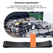 Schlauchhalter Tauchflasche Zylinder mehrere Farben verschleißfest Schnorchelba