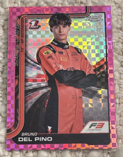 2025 Topps Chrome Formula 1 F1 #50 Bruno Del Pino F2 Pink Checker Flag 180/250