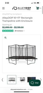 Alleyoop 17’ Trampoline