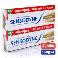 Sensodyne Multi Care Toothpaste Sensitivity relief reduce plaque 160g pack of 4