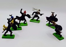 Britains Ltd. Deetail 1971 Medieval Saracens/Turks Lot of 7 Made In England