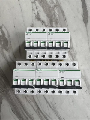 MERLIN GERIN Schneider 32 AMP C Type C32 32A TRIPLE POLE MCB CIRCUIT BREAKER iC60HC A9F54332