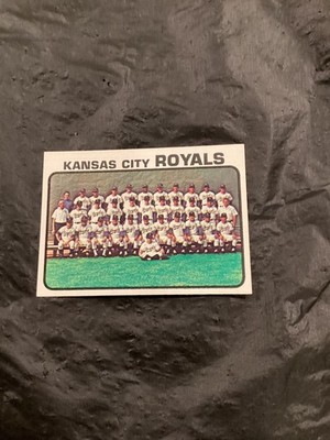 1973 Topps BB - #347 Kansas City Royals Team EX/MT
