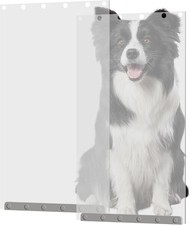 TonGass 2-Pack 15" x 24" Clear Dog Door Flap Replacement Extra Large