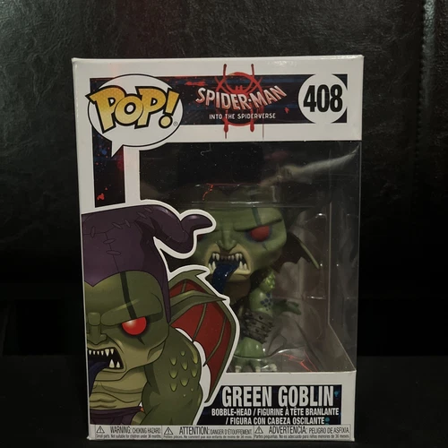 Marvel Funko Pop Into the Spiderverse GREEN GOBLIN #408!  (VHTF!)