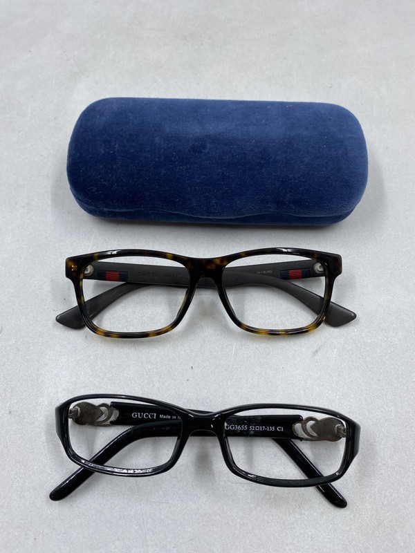 Gucci Multicolor Rectangle Frame Eyeglasses