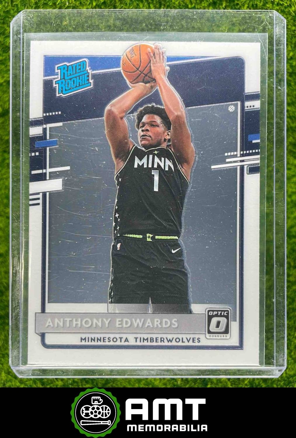 Anthony Edwards RC 2020-21 Panini Donruss Optic Minnesota Timberwolves #151