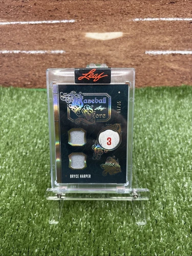 2025 Leaf Seasons in the Sun Bryce Harper game worn jersey /35 Baseball Lore SP