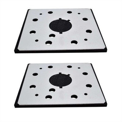 2PCS 1/4'' Square 10 Holes Sander Disc and Backing Plate For Dewalt DW411 BD5000