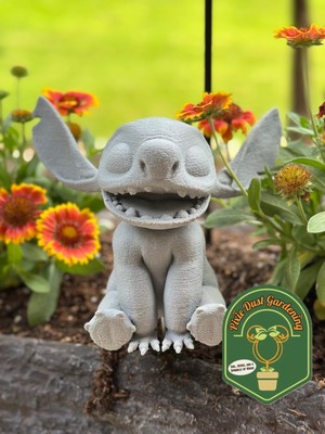 Disney Stitch Garden Planter Statue Epcot Gift Flower And garden Festival Decor