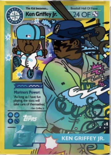 2021 Topps Project 70~2021 Ken Griffey Jr #931~ By DJ Skee PR
