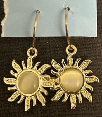 Handmade Disney Tangled Rapunzel Corona Sun Earrings