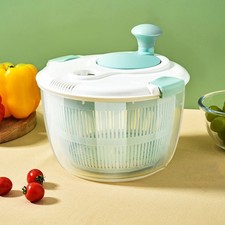 .Salad Spinner PP 5L Lettuce Spinner Vegetable Dryer Fruit Washer With Lid Drain