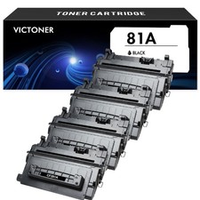 4 CF281A Toner Cartridge Replacement for HP 81A LaserJet M604 M605 M606 M630 MFP