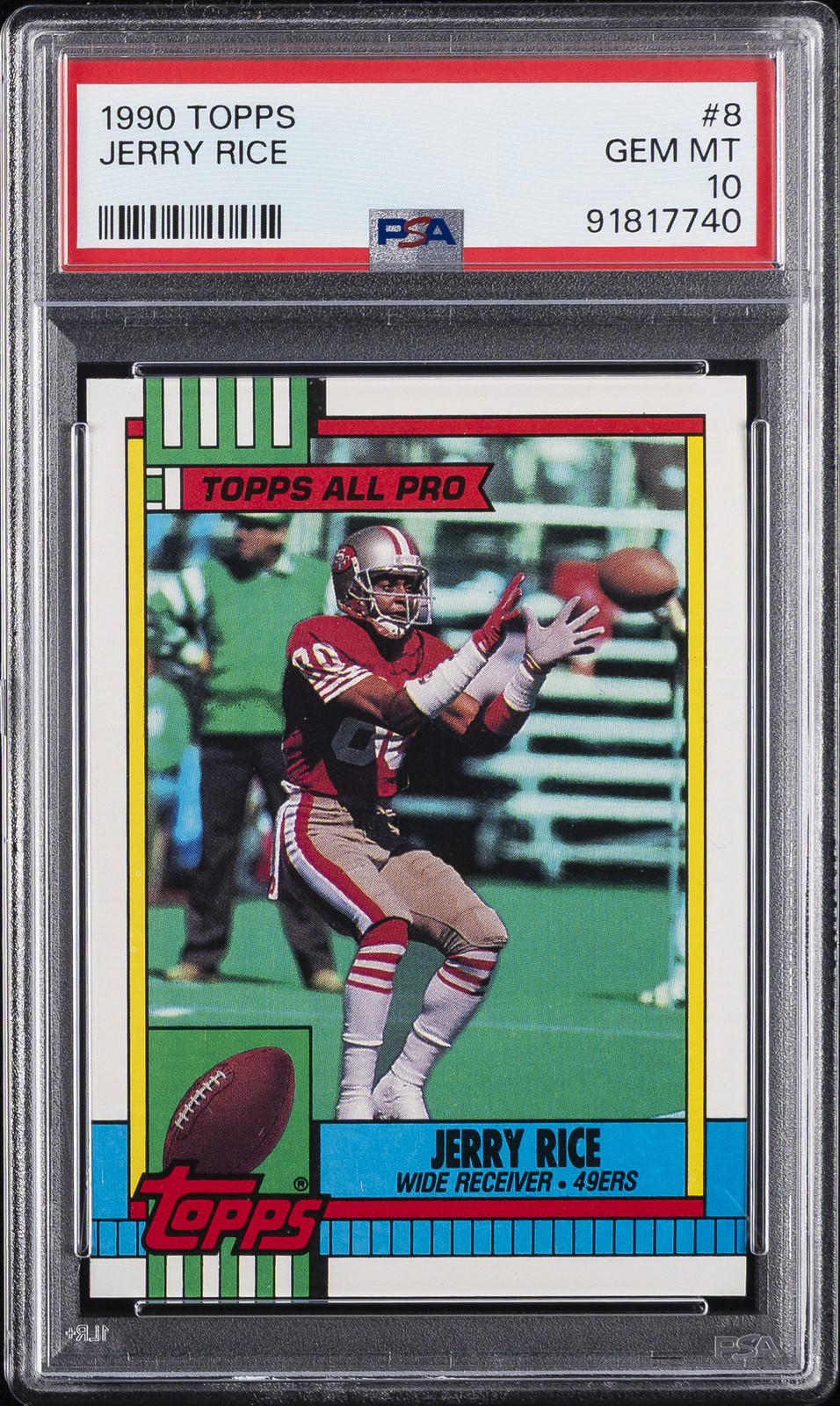 1990 TOPPS #8 JERRY RICE PSA 10