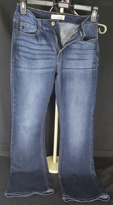 KanCan Women s Bootcut Jeans Dark Wash Blue Denim Stretch 5-Pocket Mid Rise #274