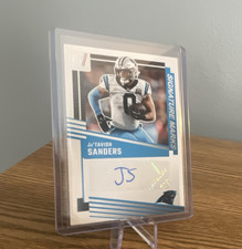 2025 Panini Donruss Signature Marks Ja'Tavion Sanders Autograph Panthers #SM-JSS
