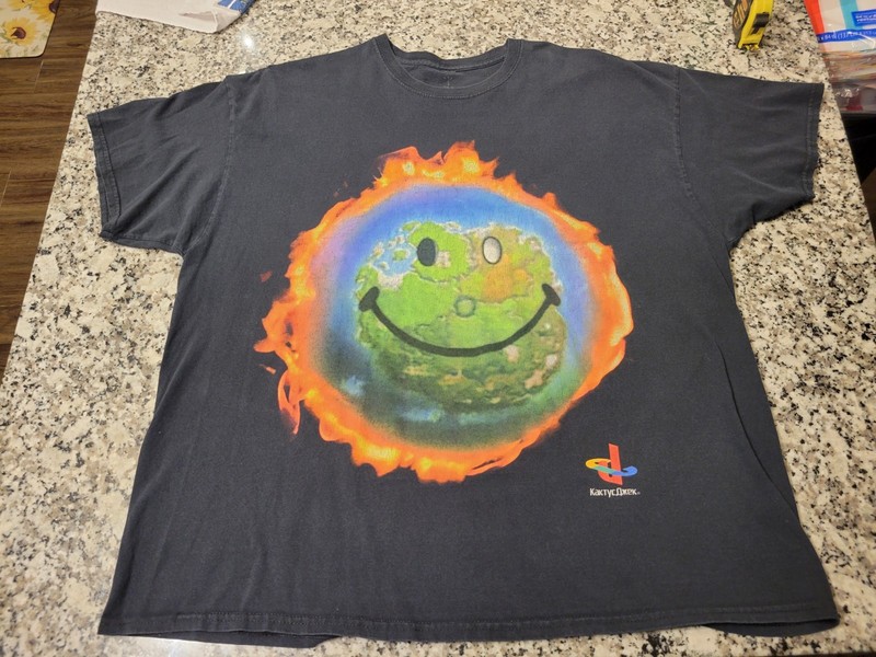Travis Scott Cactus Jack Fortnite The Scott's Astroworld T Shirt Size XL Black