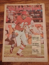 JOHNNY ROBINSON KC CHIEFS NFL COVER  12/26/70 Sporting News FREE SHIPPING Sn10