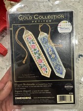 Dimensions Gold Collection Petites Counted Cross Stitch Kit Elegant Bookmarks 