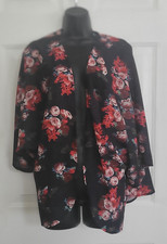 Women's Floral Tag-less Cape/Blazer -Very Pretty and Versatile - VGC