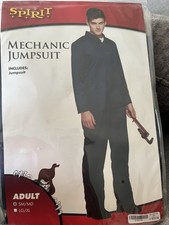 Spirit New Navy Blue Mechanic Jumpsuit Adult Halloween Costume
