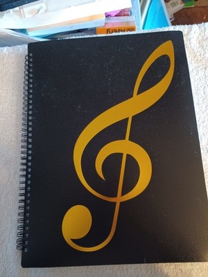 Unbranded Music Portfolio For Sheet Music Clear Plastic