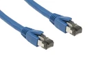 Cat8 Ethernet Patch Cable, Shielded, 40Gbps, Snagless, 50 ft, Blue