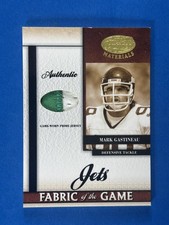 2008 Certified Materials FOTG Team Logo Prime Patch Mark Gastineau Jets #/10