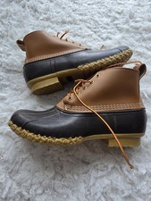 L.L.Bean Men s 6 Bean Boots Size 10 Tan Brown...