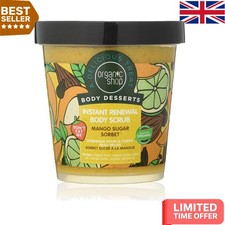 Mango Sugar Sorbet Instant Renewal Body Scrub, 450ml - Organic Glow & Hydrate