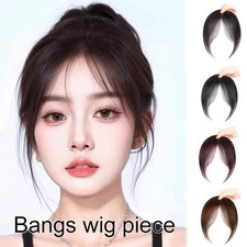 Hair Extensions Clip-in Fringe for Women's Sideburn Clip-in Bang Front Hairpiece