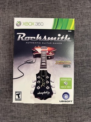 Ubisoft Rocksmith Guitar Game Xbox 360 Bundle w/ Game Disc, Cable, Manual