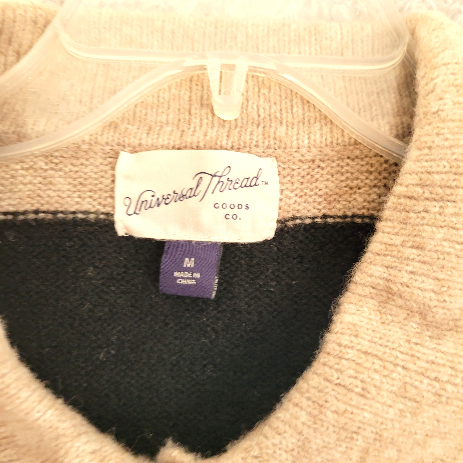 Universal Thread Sweater Women M Collared Neck Pu… - image 3